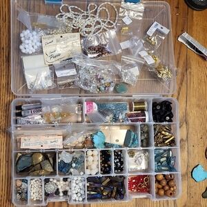 Jewelry making supplies.